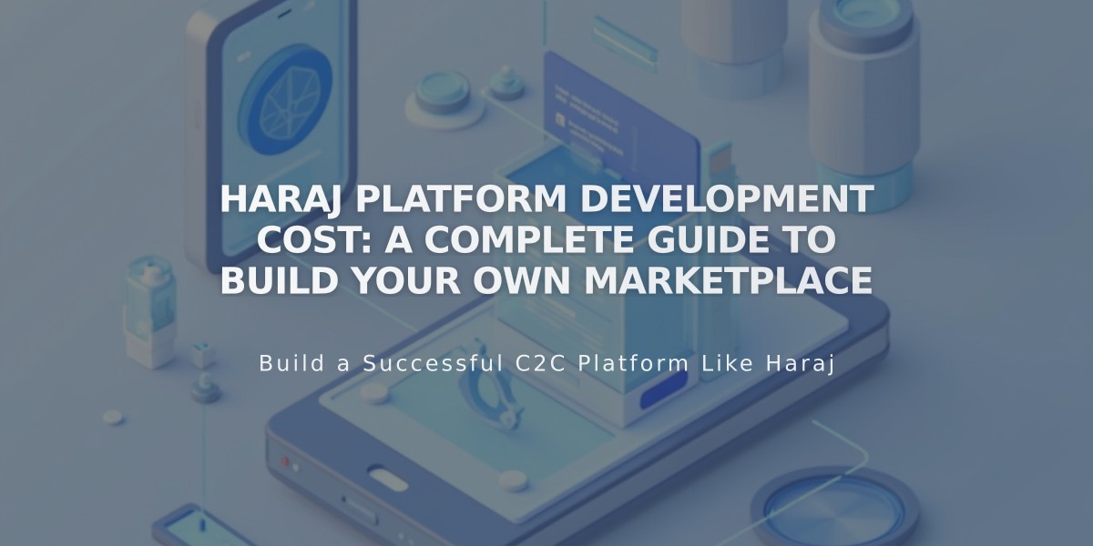 Haraj Platform Development Cost: A Complete Guide to Build Your Own Marketplace